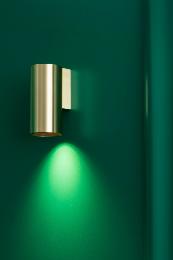 Aplique pared STAN 1 luz oro satinado Faro Barcelona 