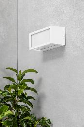 Aplique de exterior TEJO Blanco 1luz Faro Barcelona