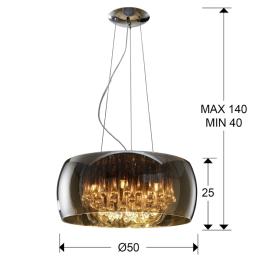 Colgante Argos Schuller - Lampara de Ø50cm LED