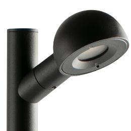 Baliza exterior BROT 600 negra Faro Barcelona