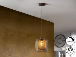 Colgante Fox Schuller - Vintage 1 tulipa - LED