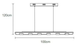 Lámpara Alchemy Mimax Lighting - Lámpara colgante LED