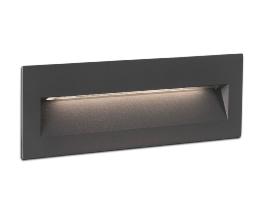 Empotrable pared NAT LED gris oscuro Faro