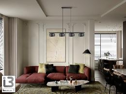 OLAIA- LAMPARA 4L NEGRO-SMOKY - ILUMINACION i3 By SCHULLER