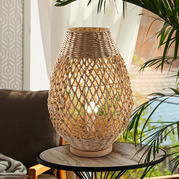 YAIZA SOBREMESA PAPEL TRENZADO H55 - SCHULLER