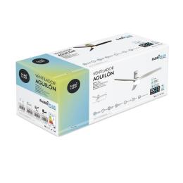 Ventilador Aguilon Niquel Fabrilamp motor DC. 132cm.Ø