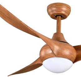 Ventilador CANEA Marron Fabrilamp - Motor DC. 134cm.Ø