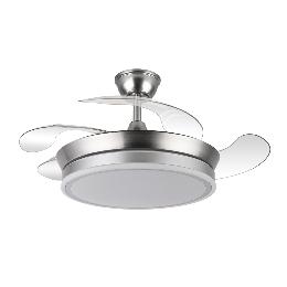 Ventilador BAYOMO Mini Niquel Fabrilamp - Motor DC Ø91cm