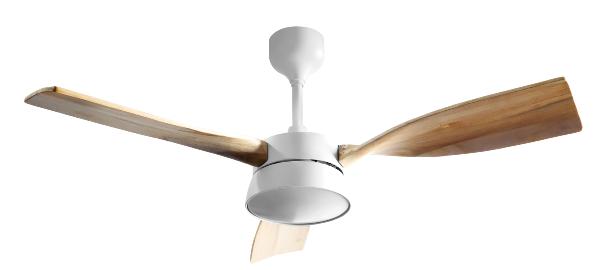 Ventilador Estio Blanco Haya Fabrilamp - Motor DC Ø132cm