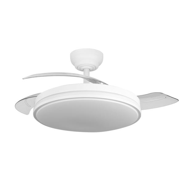 Ventilador RELAMPAGO Blanco Abrila 3 aspas Motor DC Ø48-107cm