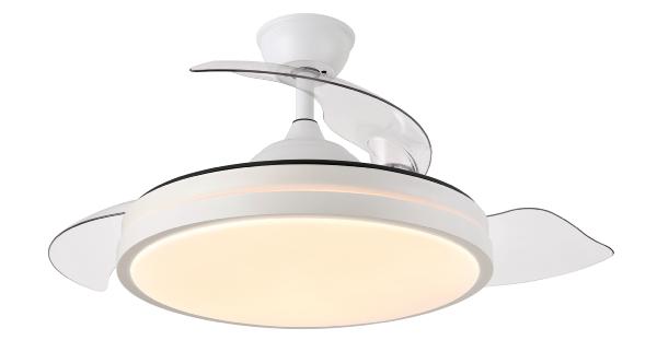 Ventilador Escorpion Tres Aspas Blanco Fabrilamp - Motor DC Ø107cm