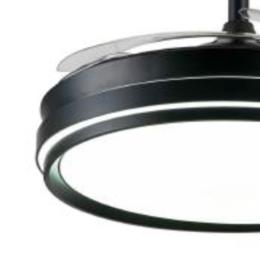 Ventilador Retractil Selina-L Negro P&B - Motor DC. 50-108cmØ.