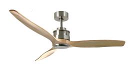 Ventilador CORON Niquel Pino Sunaca - Motor DC 132cm Ø.