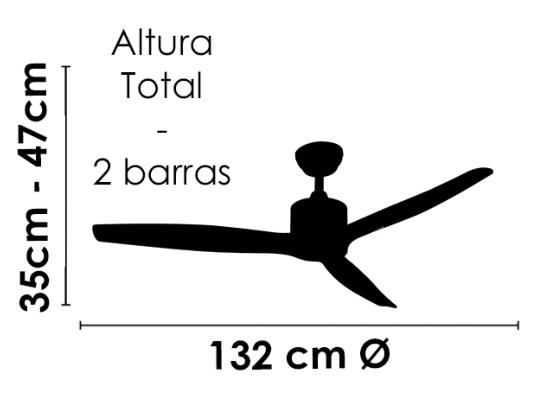 ventilador sunaca Piky medida ventilador sunaca Piky medida