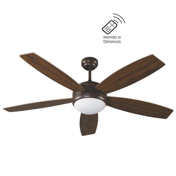 Ventilador Vanu FARO - Marron 132cm. Ø