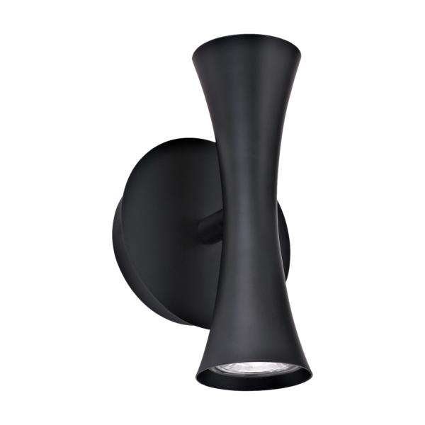 Aplique ALDA negro 2 x 50w gu-10 - ALEMAR