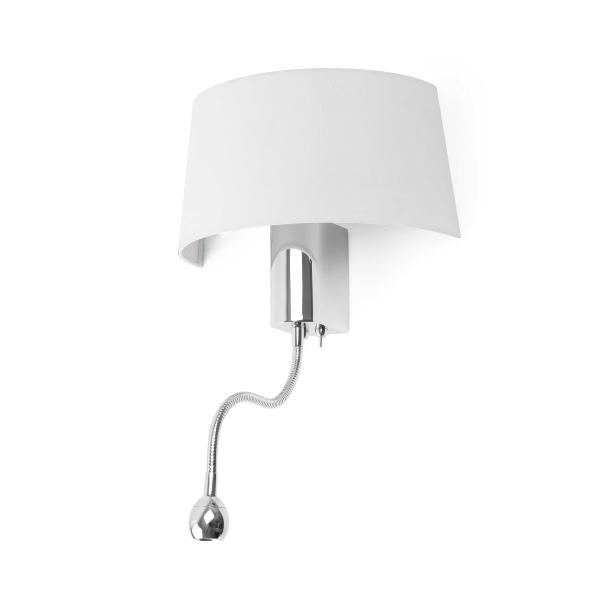 Aplique Hotel Faro con Lector - Pantalla blanca textil