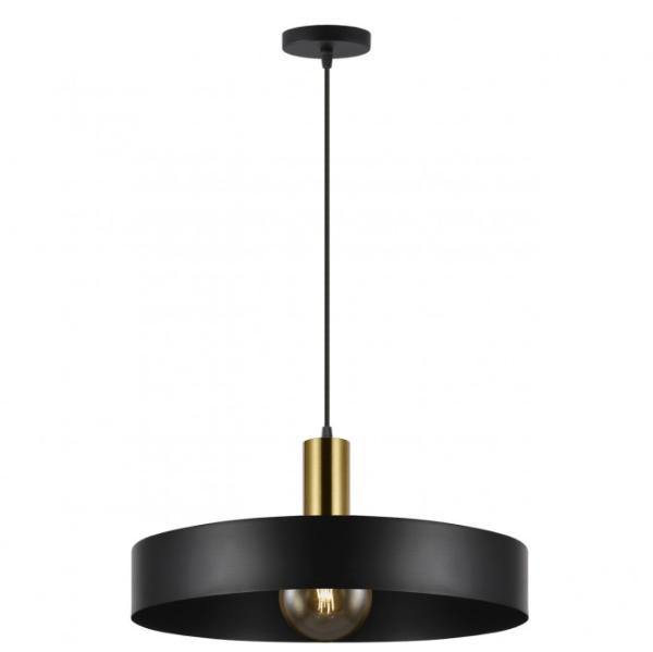 Colgante UMA Negro y latón - ALEMAR