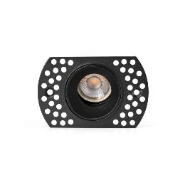 Empotrable Trimless FLIC orientable negro Faro Barcelona