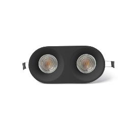 Empotrable GAS 2 Luces negro Faro Barcelona