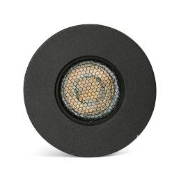 Empotrable suelo GRUND negro anodizado GU10 Faro