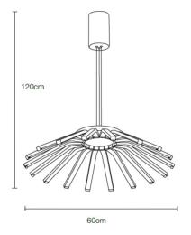 Lámpara Gregal Mimax Lighting - Lámpara colgante LED