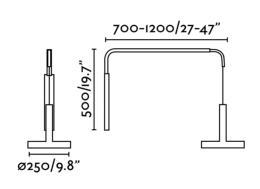 Aplique Whizz Faro - Lampara articulada telescopica