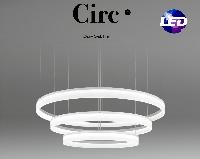 Colgante Circ Leds-C4. Disponible en 2 y 3 aros LED. Grok