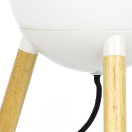 Sobremesa MINE GLASS blanca madera Faro