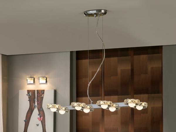 Lampara SURIA 8 luces - Schuller - Luz LED