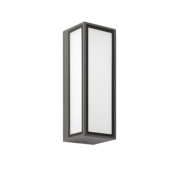 Aplique Pivot gris oscuro Faro. Iluminación de Exterior