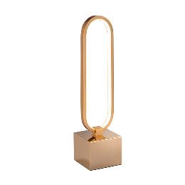 Sobremesa Colette Schuller - Oro rosa 13x50cm. LED