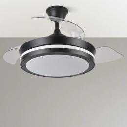 Ventilador ESPARTA MINI Negro Fabrilamp - Motor DC Ø40-91cm