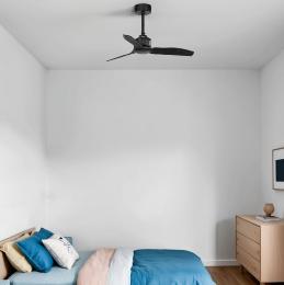 Ventilador JUST FAN FARO Negro - Motor DC Ø81cm.