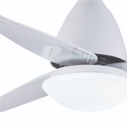 Ventilador Kona MIMAX 117cm. Blanco luz LED