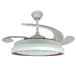 Ventilador LINARES Blanco/Oro Sunaca - Motor DC Ø112cm