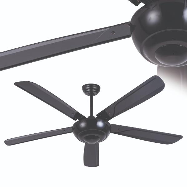 Ventilador Monsoon MIMAX 142cm. Negro sin luz.