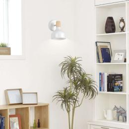 Aplique Aran blanco-madera - ALEMAR