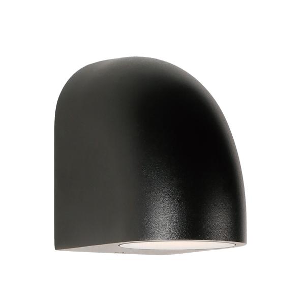 Aplique exterior Baldy Negro - 1 luz Mantra