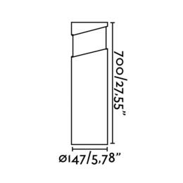 Baliza BLOCK marrón arena Faro Barcelona