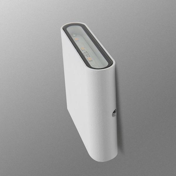 Aplique exterior Slim Forlight - blanco luz LED