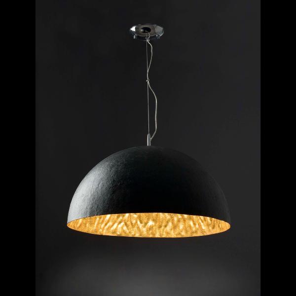 Colgante MAGMA Faro - acabado negro/oro - 70cm