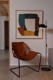 Lampara de pie DOMINICA Negra Faro