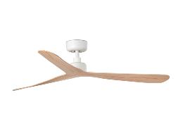 Ventilador ROCKER FARO Blanco Madera -  Motor DC Ø132cm