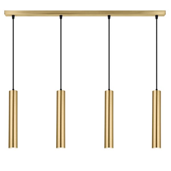 Regleta 4L ANTIA latón 4 x 40w gu-10 - ALEMAR