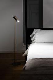 Lámpara de pie LINK bronce Faro Barcelona