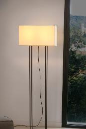 Lámpara pie VESPER marrón Faro/beige Faro Barcelona