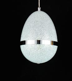 Lampara Narvi cromo 5 colgantes iluminación LED.