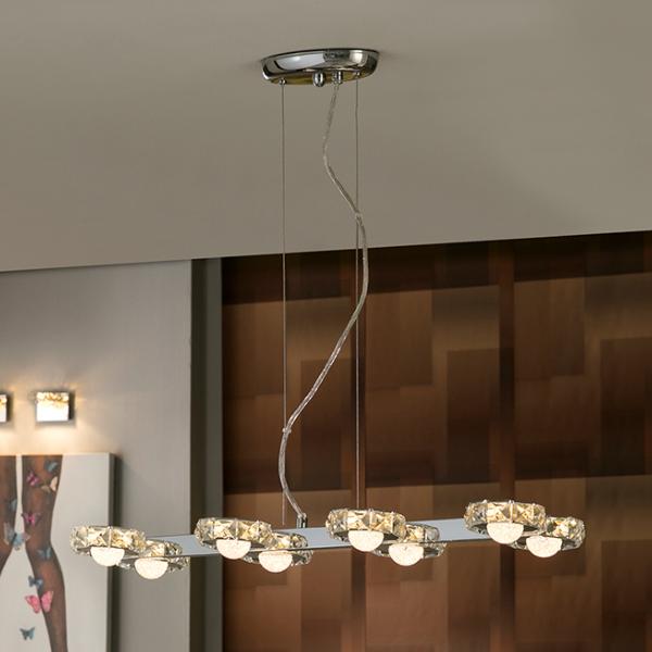 Lampara SURIA 8 luces - Schuller - Luz LED