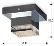 PLAFON LED ·PRISMA· 1L - SCHULLER